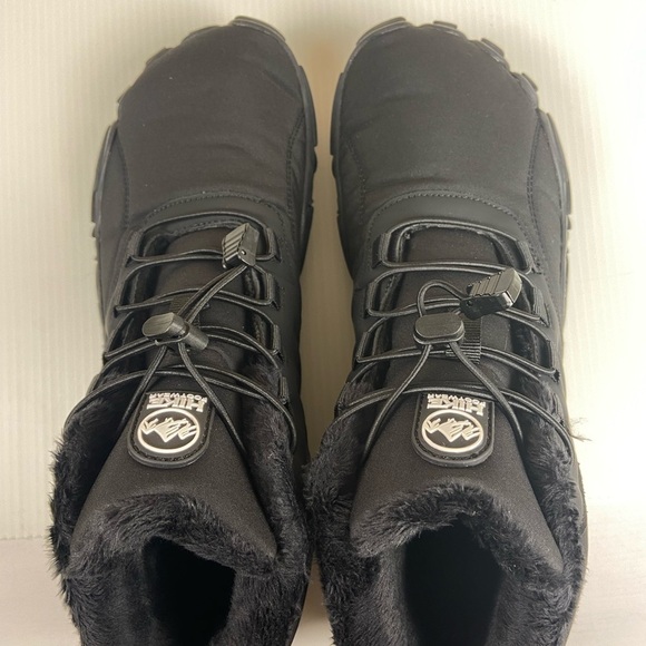 Hike Barefoot Winter Boots NWT Black Fur Lined Zero Drop EU 44 US 10 Wide Toe main image 8